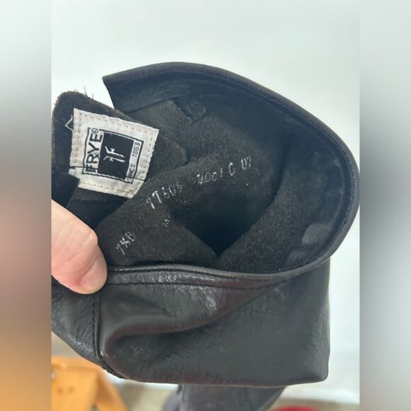 Frye Veronica Slouch Boot, Black, Size 7.5 - Picture 12 of 12